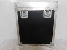 19" Rack Unit Black And Silver Storage Transit Transport Flight Case [PC22]
