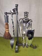Vintage Chrome Fireside Knight