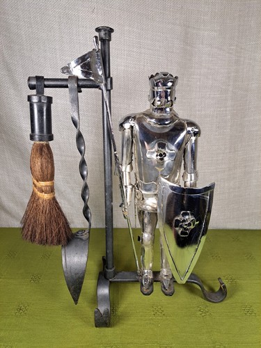 Vintage chrome fireside knight - fireside,