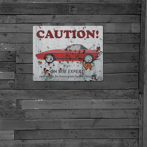 Man cave metal - man, sign