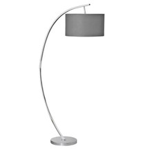 Clane Arch Floor Lamp With Smooth Chrome Finish For Home/Office Argos Home New