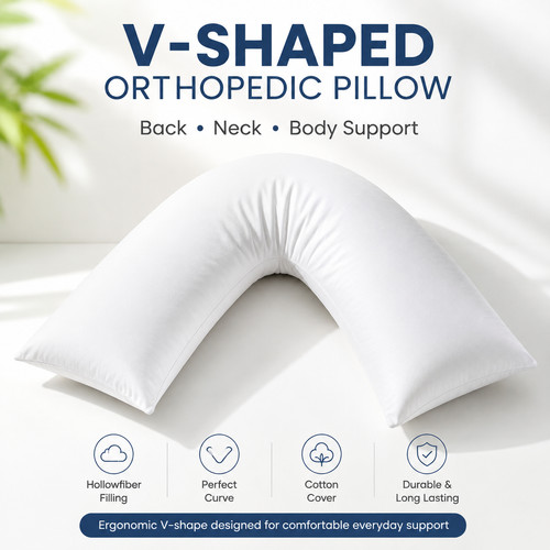 Shaped pillows hollowfiber - v,
