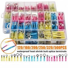 120/500pcs Heat Shrink Butt