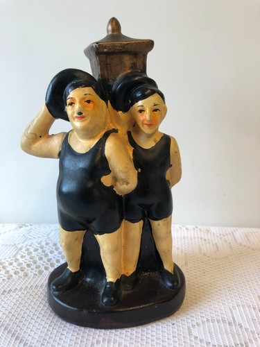 Laurel hardy figurine in - &,