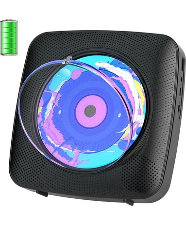 Portable player with - portable, cd