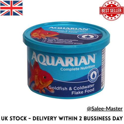 Aquarian goldfish flake food - aquarian,