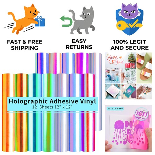 Waterproof holographic vinyl - holographic,
