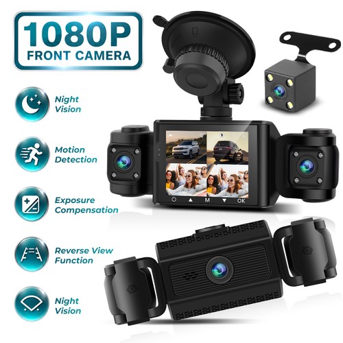1080p car dash cam rear - dash, view
