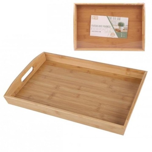 Bamboo breakfast serving tray - bamboo,