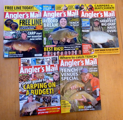 Anglers mail magazines may - x,