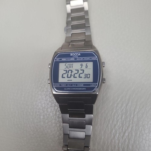Boccia titanium digital watch - boccia,