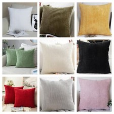 Cushion covers plain corduroy - plain,