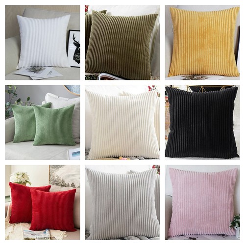Cushion covers plain corduroy - covers,