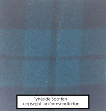 British Army, Tyneside Scottish Regiment, tartan patch badge backing for cap 