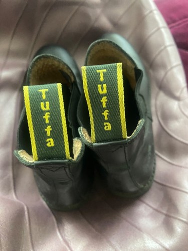 Kids tuffa black leather - tuffa,
