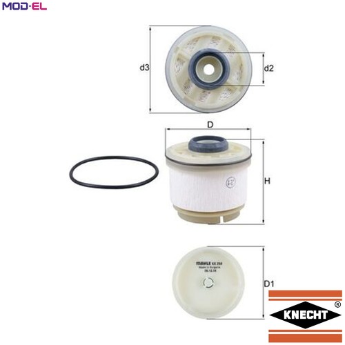 Fuel filter 268d for - kx,