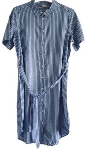Ladies blue stripe collered - ladies,
