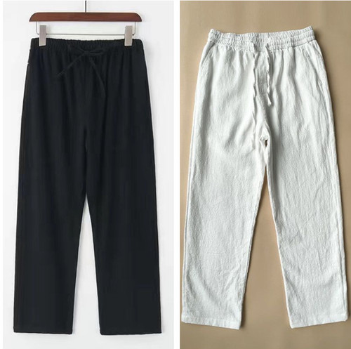 Mens cotton linen pants - mens,