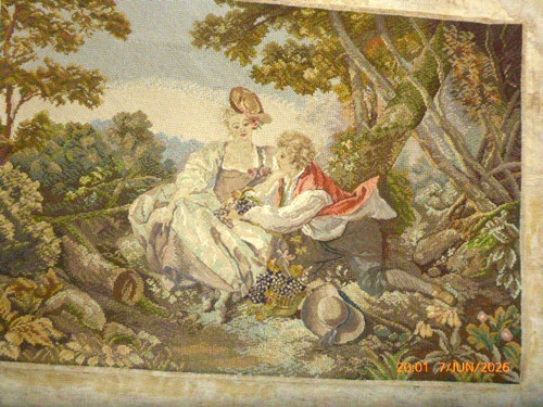 Vintage french needlepoint - vintage,