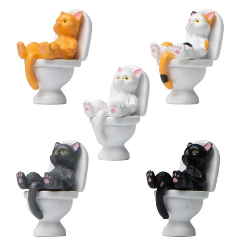 Cat toilet ornaments - cat,