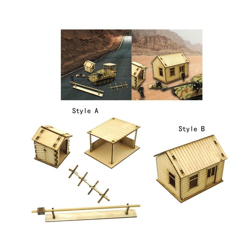 European building model - 1/72,