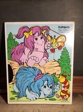 Vintage 1984 Playskool Snugglebums Fondly  Spritely Board Puzzle Gary Goddard D1