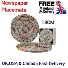 Recycled 18cm Newspaper