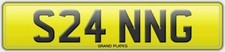 Number plate S24 NNG