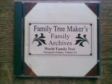 Family Tree Maker's ''Family Arhives'' World Family Tree various CD Free UK P&P