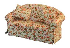 Dolls House Upholstered Sofa - Settee Tumdee 1:12 Scale Furniture Accessory 1566