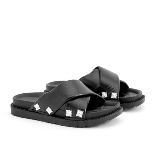 Womens black chunky sole - chunky,