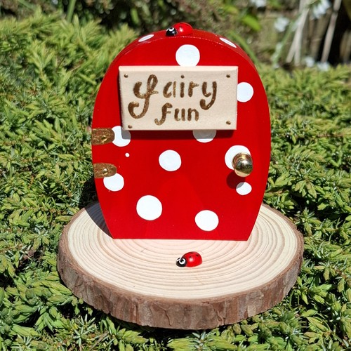 Handmade wooden painted fairy - handmade,