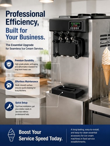 Ice cream machine tray - machine, maker