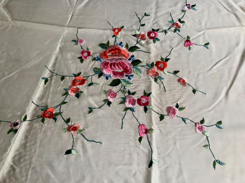 Vintage embroidered piano - vintage,