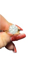 5 carat Solitaire natural diamond 18ct Gold