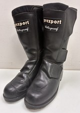 Prexport Leather Motorcycle Boots. Size UK8.