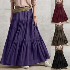 Womens Boho Vintage Long Maxi