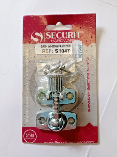 Sash window fastener - window,