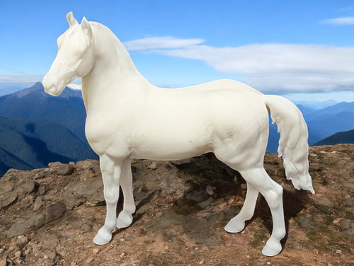 Unpainted breyer like curio - unpainted,