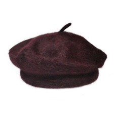 Women Rabbit Fur / Wool Vintage French Style Wool Beret Beanie Hat Cap
