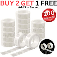 100 Adhesive Dots Tape DIY Balloon Double Sided Glue Sticky Sticker Decorations