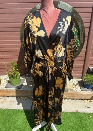 Quiz black and gold - black, satin
