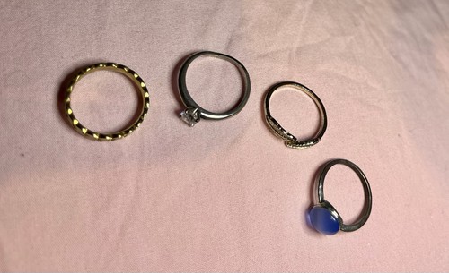 Ring bundle silver tone - ring,