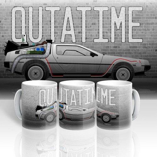 Large mug delorean dmc12 - large,