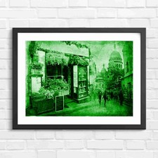 Parisian Street Shop And Sacre