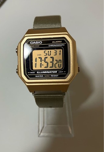 Working casio w217h gold - [working],
