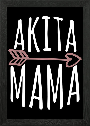 Akita mama dog puppy - akita,