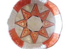 Moroccan Leather Pouf Ottoman