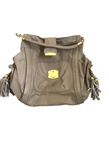 Ladies biege pvc shoulder - pvc,