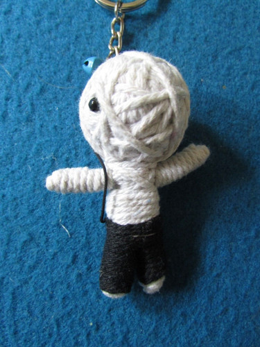 Voodoo doll keyring - voodoo,